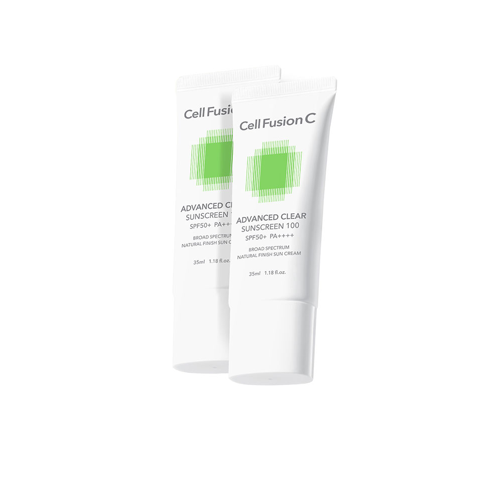 Cell Fusion C Advanced Clear Sunscreen 100 SPF48/PA+++ 2x35ml