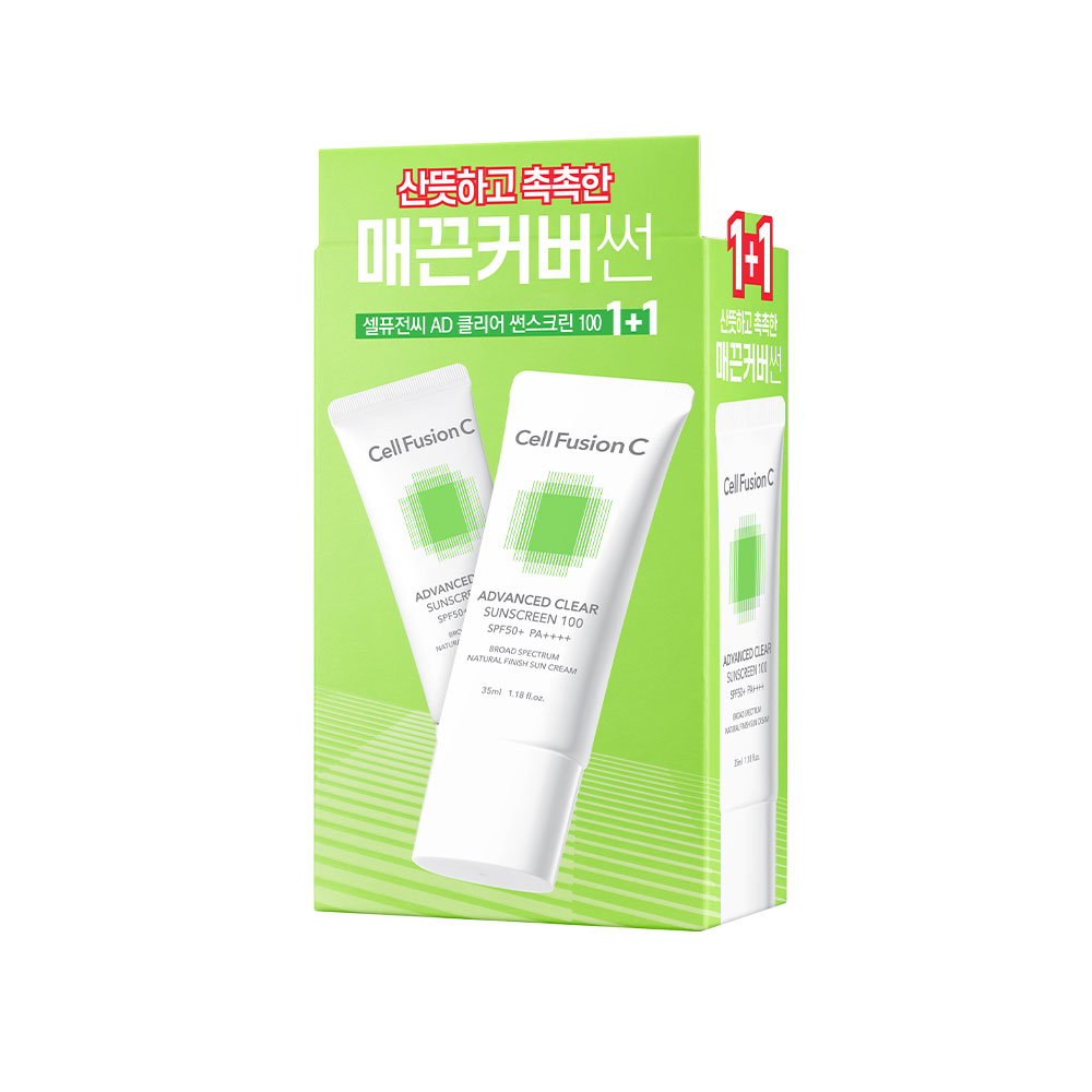 Cell Fusion C Advanced Clear Sunscreen 100 SPF48/PA+++ 2x35ml - obrazek 3