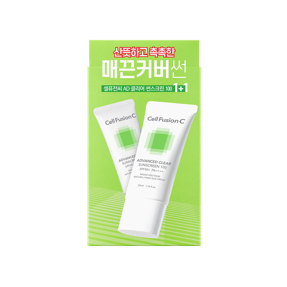 Cell Fusion C Advanced Clear Sunscreen 100 SPF48/PA+++ 2x35ml - obrazek 4