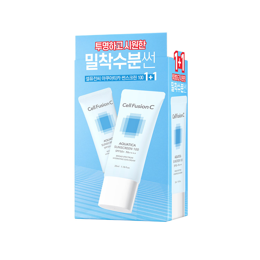 Cell Fusion C Aquatica Sunscreen 100 SPF50+ / PA ++++ 2x35ml - obrazek 2