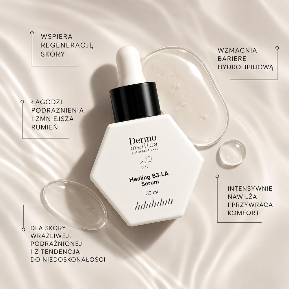 Dermomedica Healing B3-LA Serum 30ml - obrazek 2