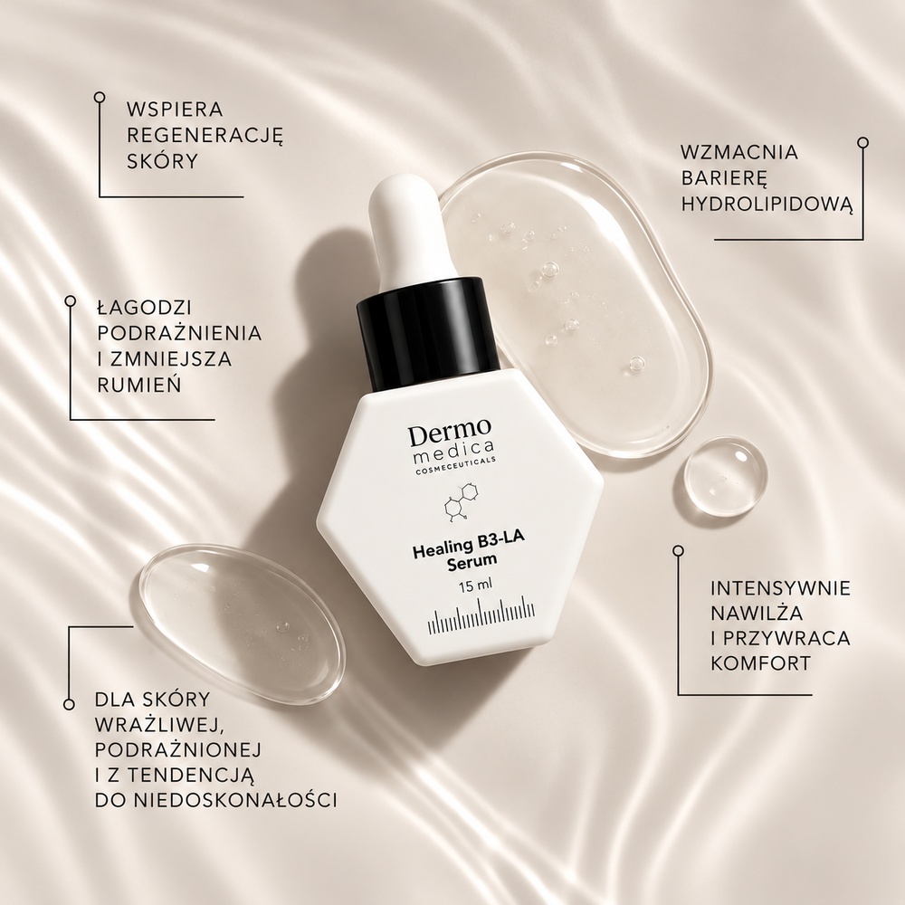 Dermomedica Healing B3-LA Serum MINI 15ml - obrazek 2