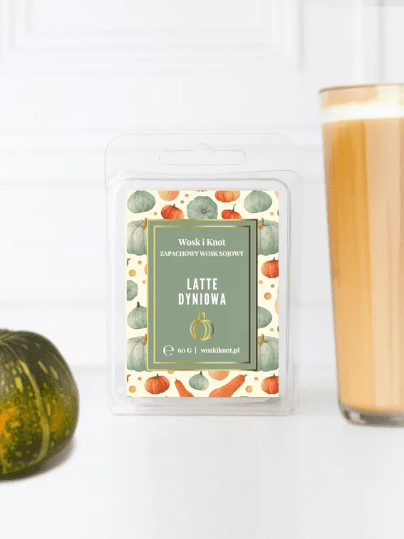 Wosk i Knot Latte Dyniowa wosk zapachowy 60g