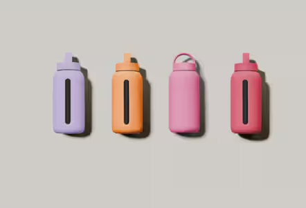 Muuki Daily Bottle Flamingo Pink 720ml - obrazek 2