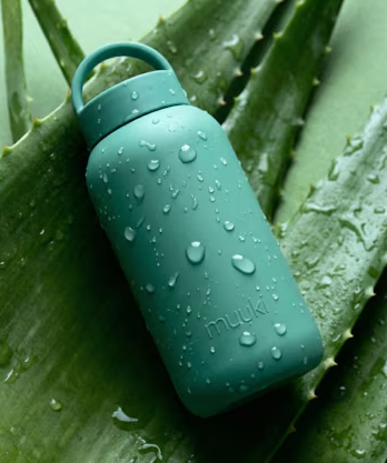 Muuki Lounge Straw+Cap Frosted Green 720ml - obrazek 3