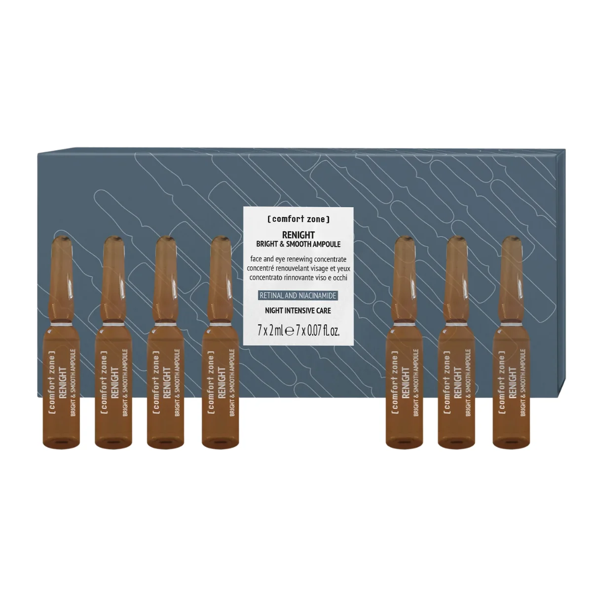 Comfort Zone Renight Bright And Smooth Ampoule 7x2ml