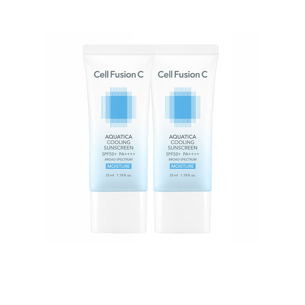 Cell Fusion C Aquatica Cooling Sunscreen SPF50+ PA++++ 2 x 35ml