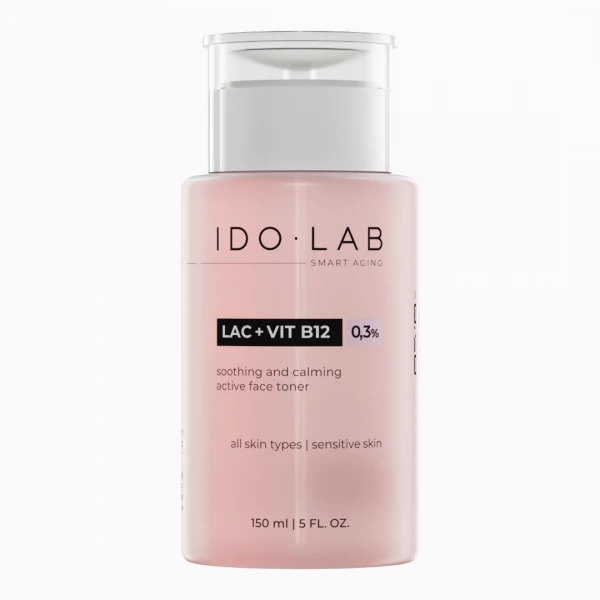 Ido Lab Lac+B12 Łagodzący Tonik Dla Cery Wrażliwej 150ml