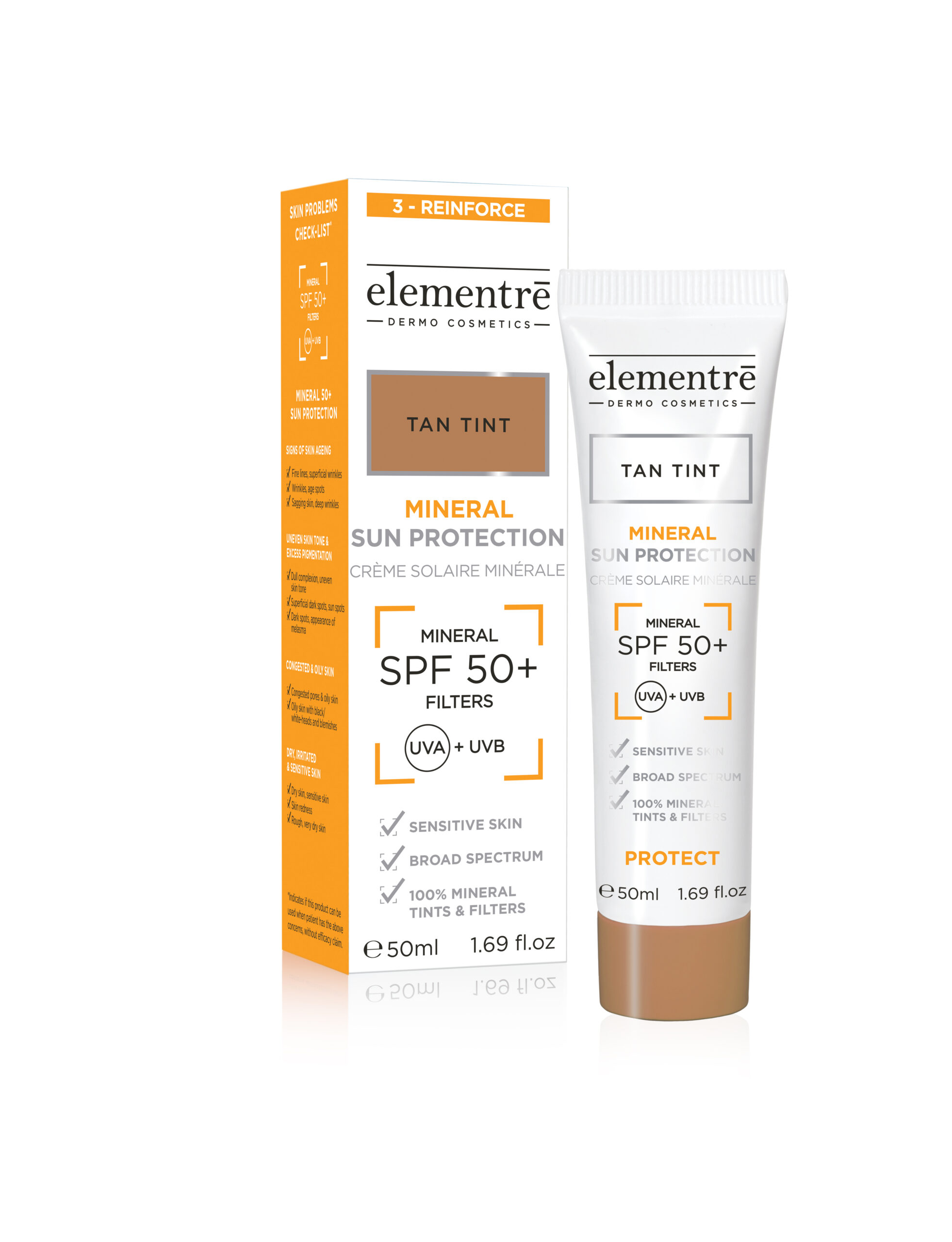 Elementre Mineral Sun Protection Tan Tint SPF50+ 50ml