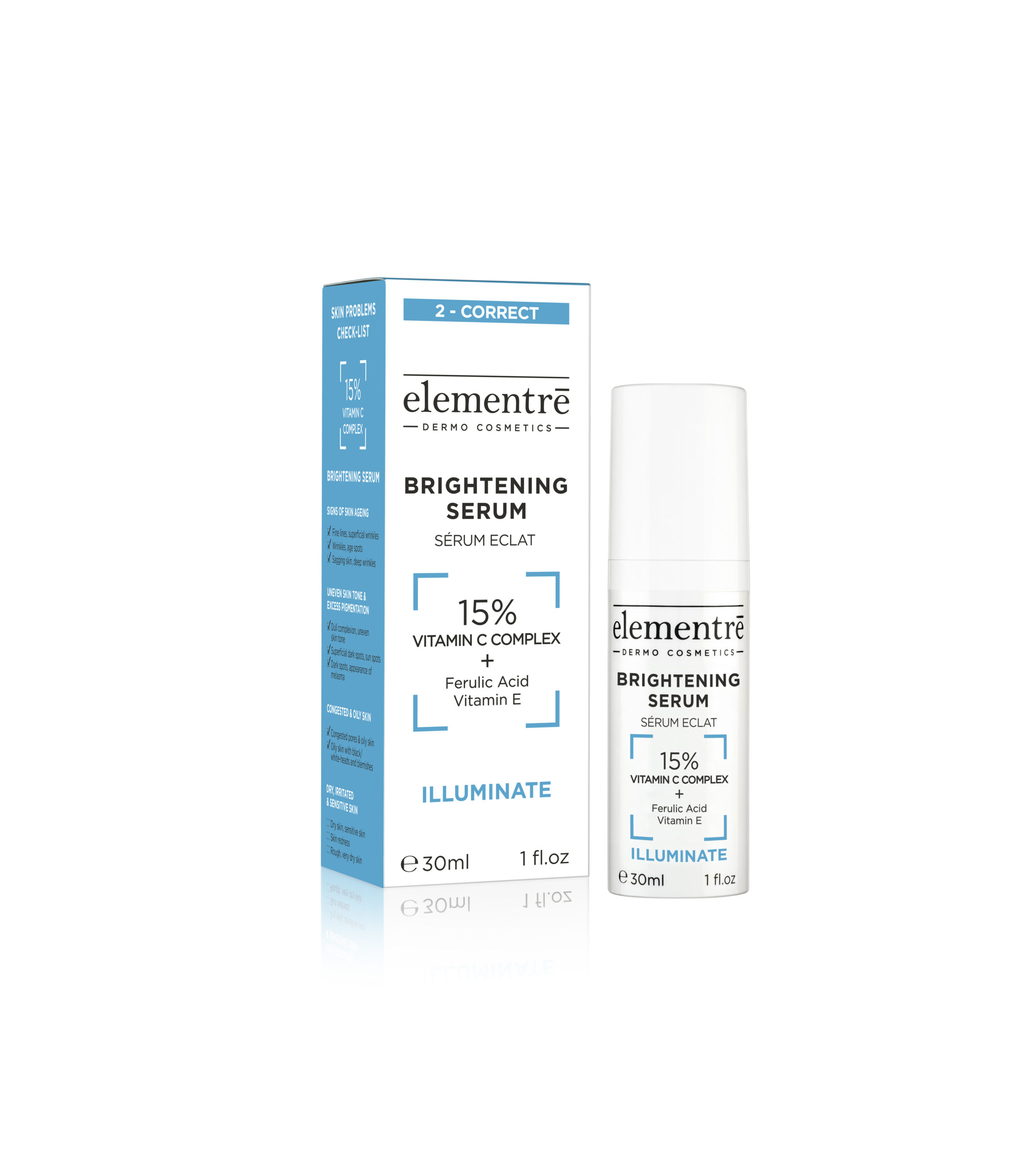 Elementre Brightening Serum Vitamin C 15% 30ml