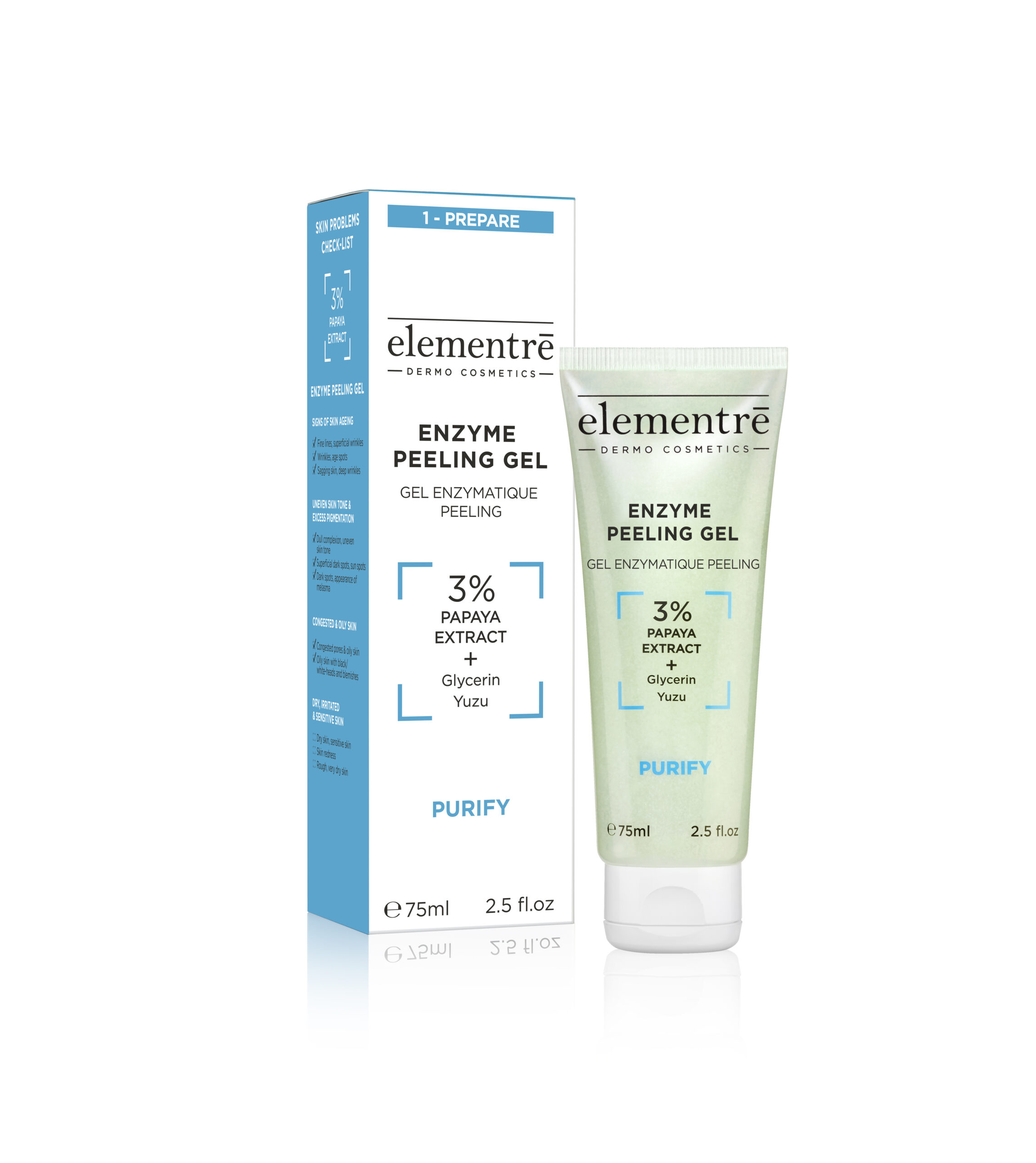 Elementre Enzyme Peeling Gel Papaya 3% 75ml