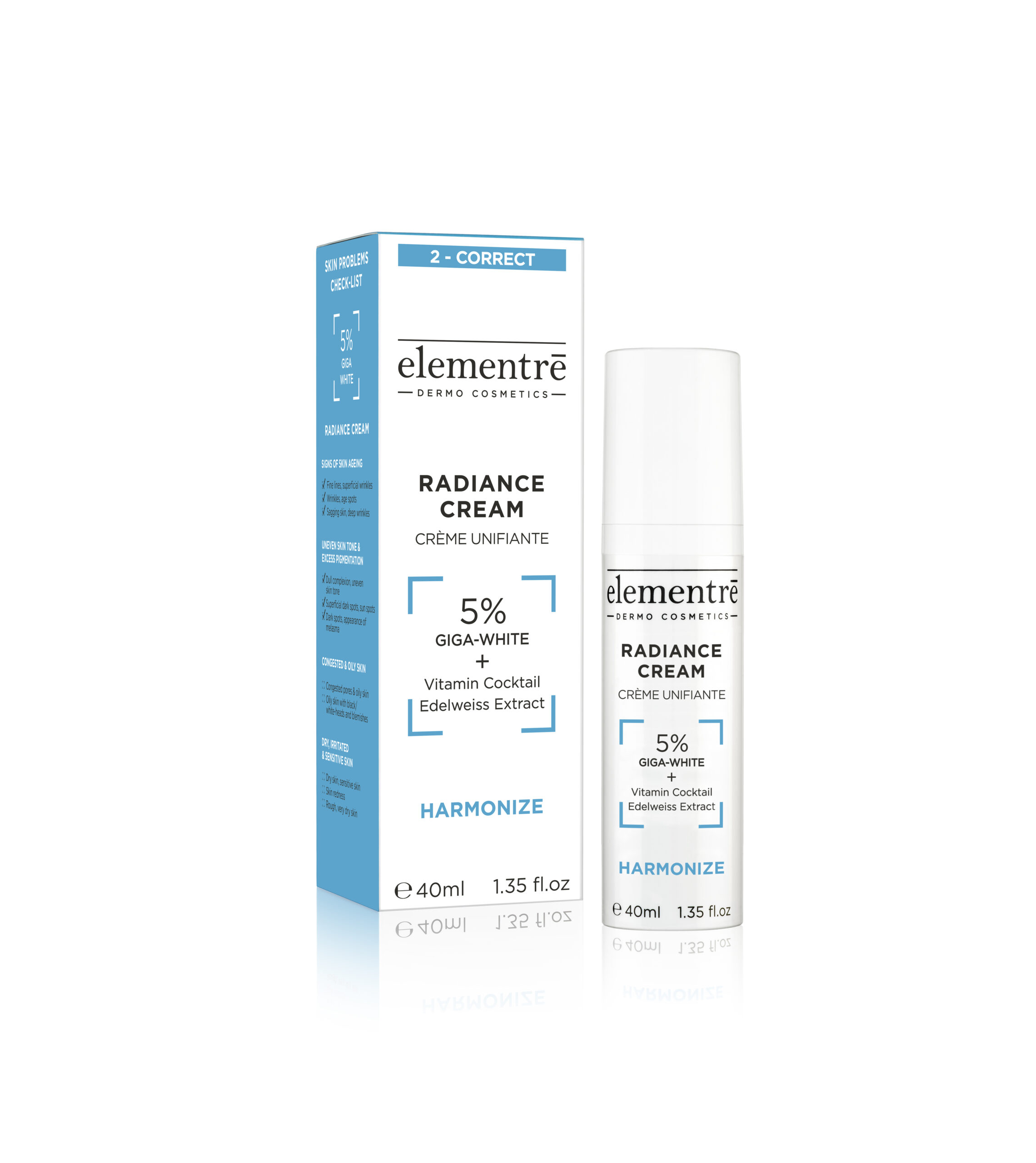 Elementre Radiance Cream Giga-White 5% 40ml