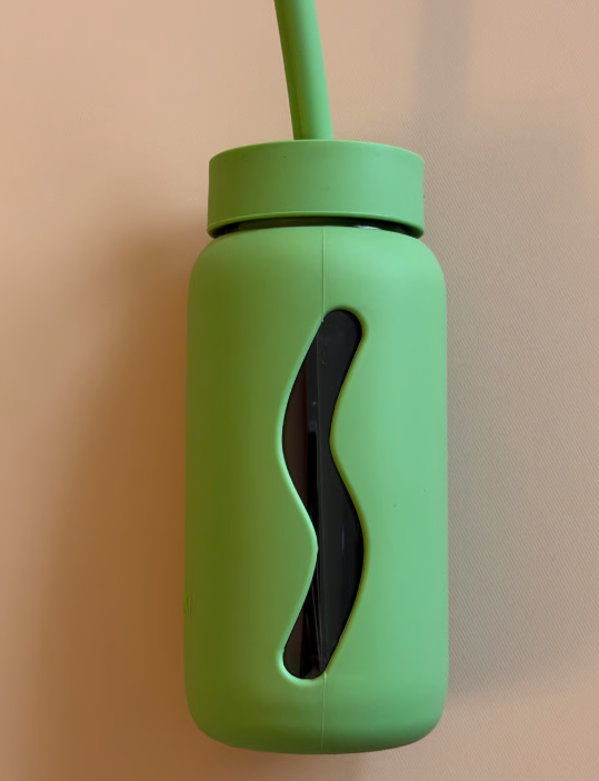 Muuki Mini Lounge Straw+Cap Pure Matcha 500ml - obrazek 2