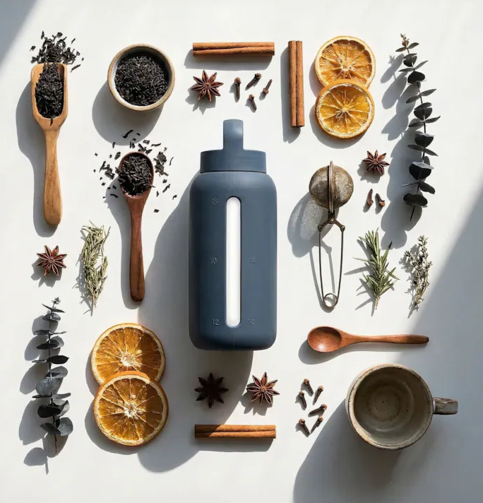 Muuki Daily Bottle Smoke Grey 720ml - obrazek 2