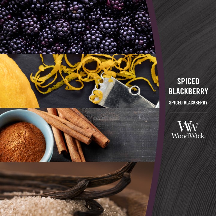 WoodWick Świeca Elipsa Black Cherry 453,6g - obrazek 2