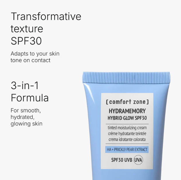 Comfort Zone Hydramemory Hybrid Glow SPF30 40ml - obrazek 3