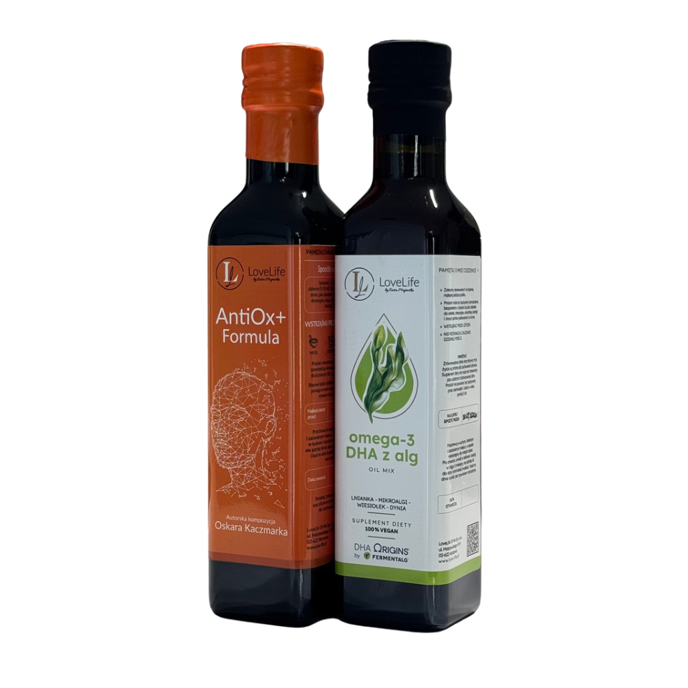 Zestaw Lovelife AntiOx+ Formula by Doctor Microbiom + Omega-3 DHA 2x250ml