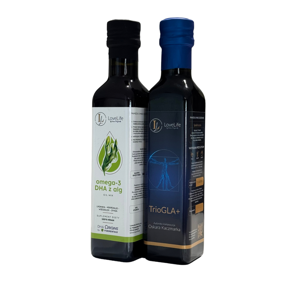 Zestaw Lovelife Omega-3 DHA + TrioGLA+ by Doctor Microbiom 2x250ml