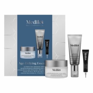 Medik8 Age-Defying Essentials – zestaw świąteczny Advanced Pro-Collagen+ Peptide Cream 50 ml + Crystal Retinal 6 30 ml + Liquid Peptides Advanced MP 4 ml