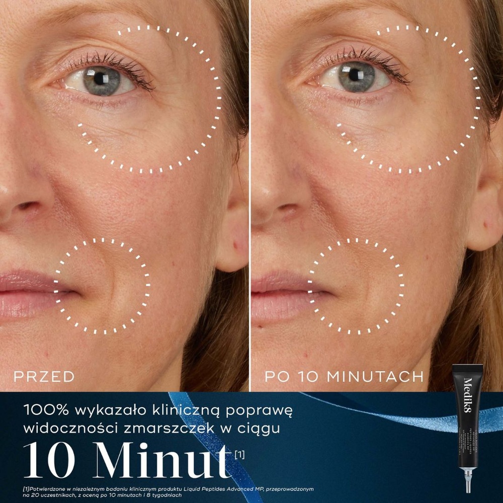 Medik8 Age-Defying Essentials – zestaw świąteczny Advanced Pro-Collagen+ Peptide Cream 50 ml + Crystal Retinal 6 30 ml + Liquid Peptides Advanced MP 4 ml - obrazek 9