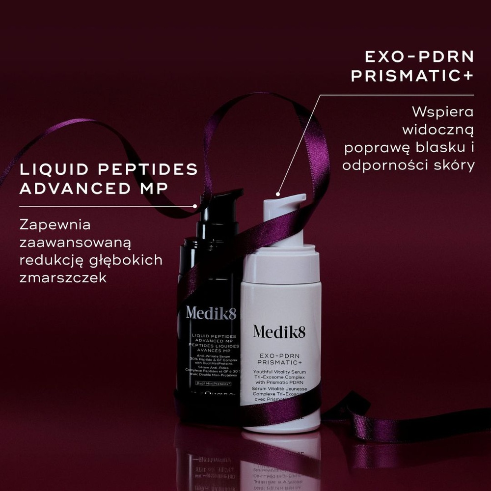 Medik8 Firm Favourites – zestaw świąteczny Liquid Peptides Advanced MP 30 ml + Exo-PDRN Prismatic+ 30 ml - obrazek 4