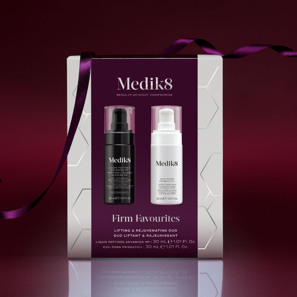 Medik8 Firm Favourites – zestaw świąteczny Liquid Peptides Advanced MP 30 ml + Exo-PDRN Prismatic+ 30 ml - obrazek 2