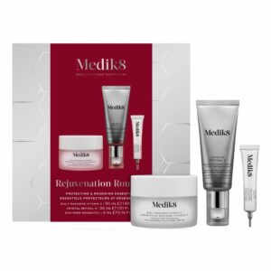 Medik8 Rejuvenation Routine – zestaw świąteczny Crystal Retinal 3 30 ml + Daily Radiance Vitamin C SPF 30 50 ml + Exo-PDRN Prismatic+ 4 ml
