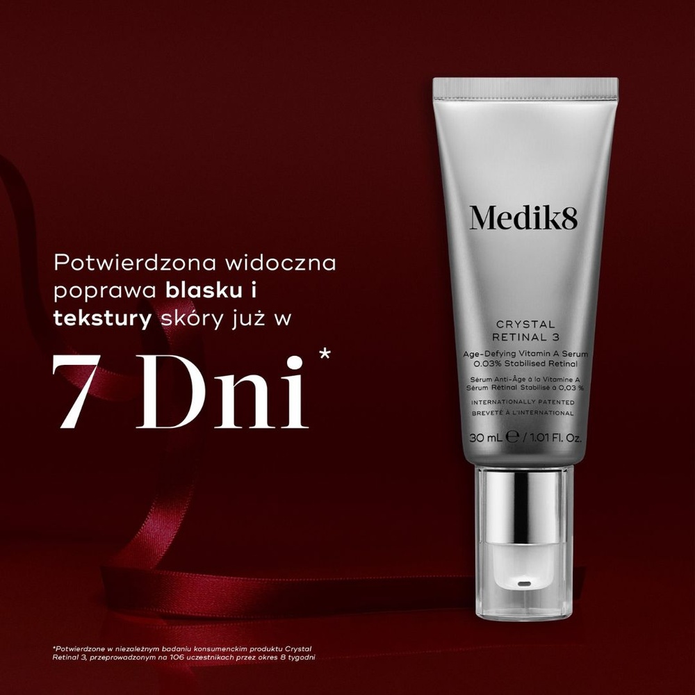 Medik8 Rejuvenation Routine – zestaw świąteczny Crystal Retinal 3 30 ml + Daily Radiance Vitamin C SPF 30 50 ml + Exo-PDRN Prismatic+ 4 ml - obrazek 4